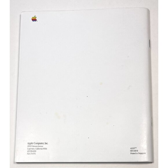 VTG 1986 Apple II A Touch of Applesoft BASIC OWNER'S MANUAL Instruction Booklet - Picture 4 of 4